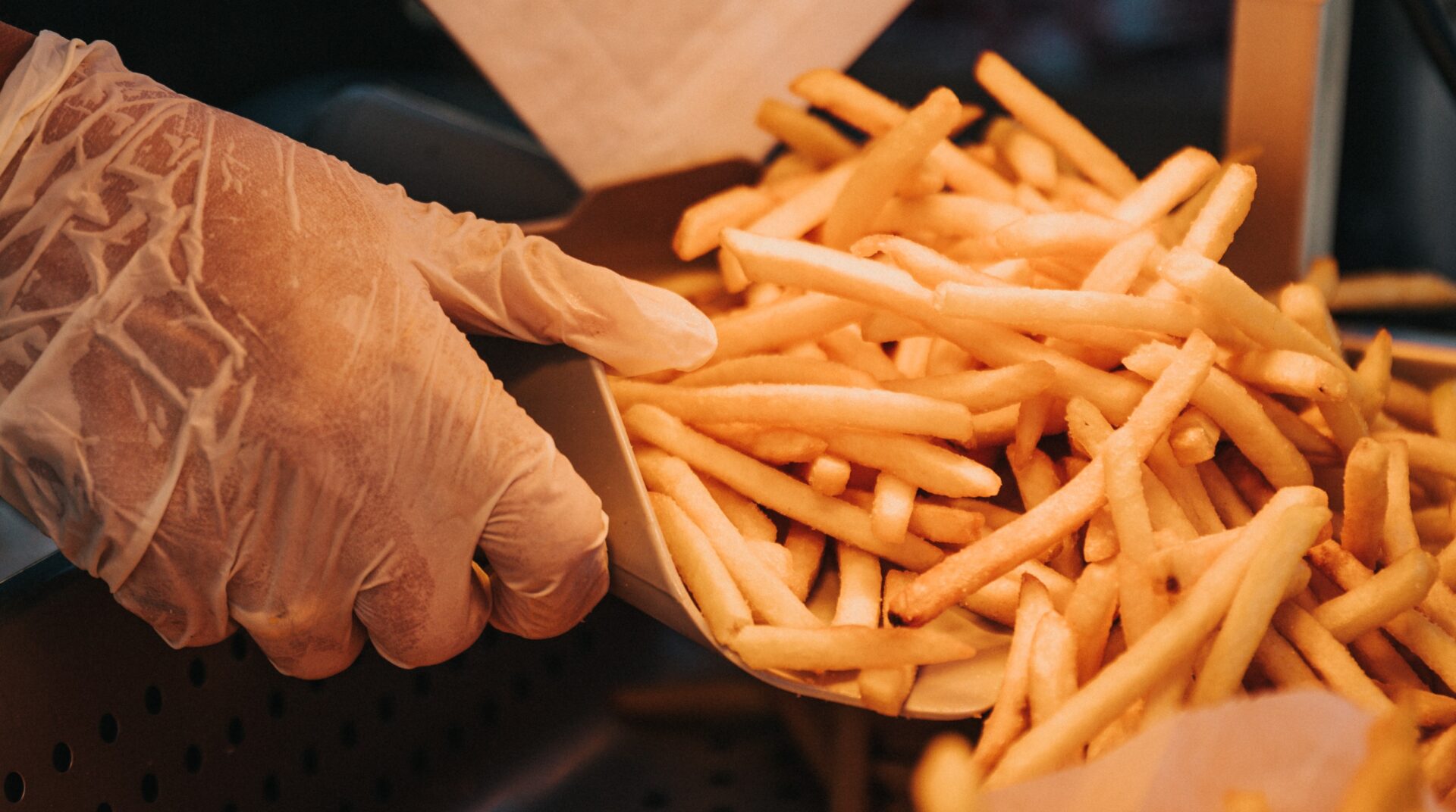 Picture of fries which are made from potato